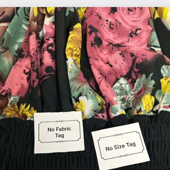 Womens Babydoll Maxi Floral Midi Dress Backless Empire Waist Fairy Y2k 90s Retro - Picture 7 of 7